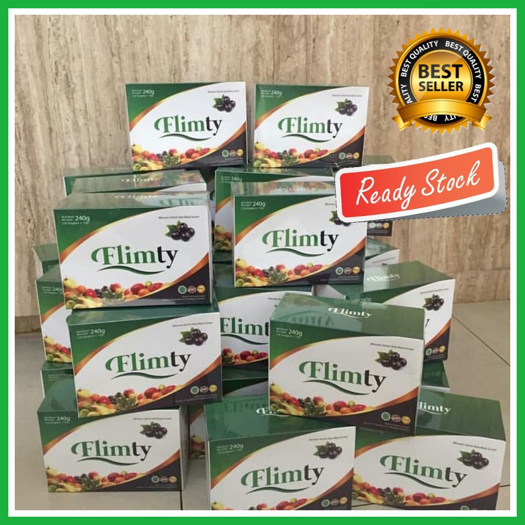 [PROMO HABISIN STOCK] 1 BOX 15 Sachet Flimty Fiber Suplemen Diet Saset Flimti Obat Kurus Pelangsing Badan Detox BPOM Suplement Langsing ORI 1 Box isi 16 Sachets Antioksidan  Penurun Berat Badan Ampuh