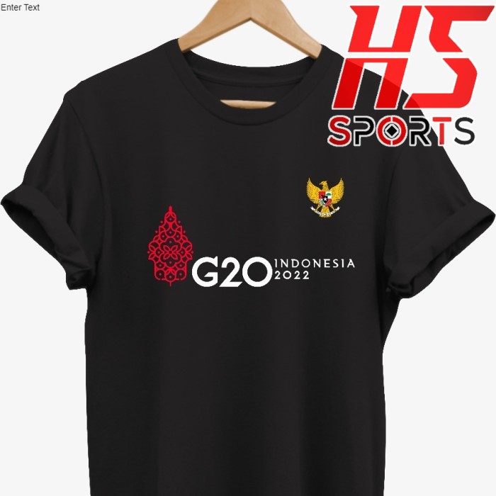 BAJU G20 - KAOS KTT G20 INDONESIA - TSHIRT KTT G20 2022 INDONESIA