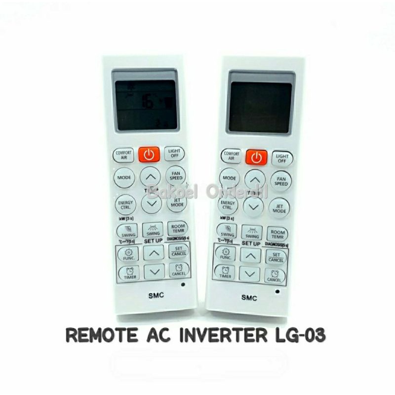 REMOTE AC LG INVERTER LG-03