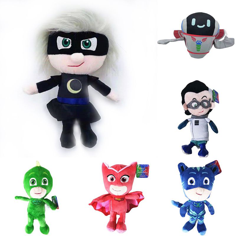 Masker Plush PJ Boneka Mainan Catboy Gekko Luna Gadis Owlette Romeo Figure Hadiah Untuk Anak