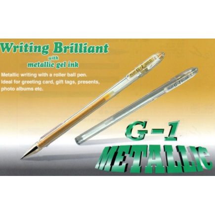 

✔️BISA BAYAR DITEMPAT 2 PCS PENA GOLD SILVER / PILOT G-1 Gold & Silver / BL-G1-7T / BOLPOIN HITS
