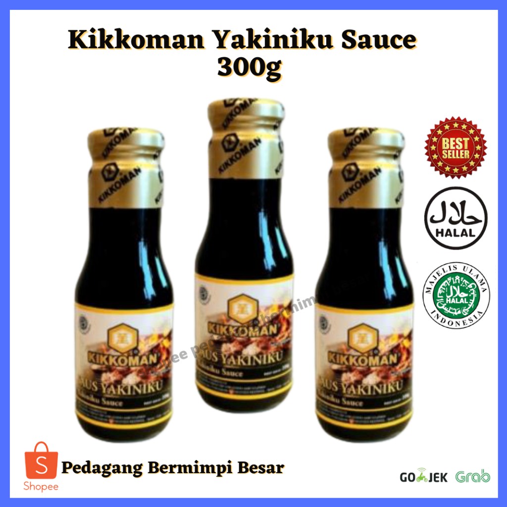 Kikkoman Yakiniku Sauce 300gr/ Saus Yakiniku Halal MUI/ Saos Yakiniku