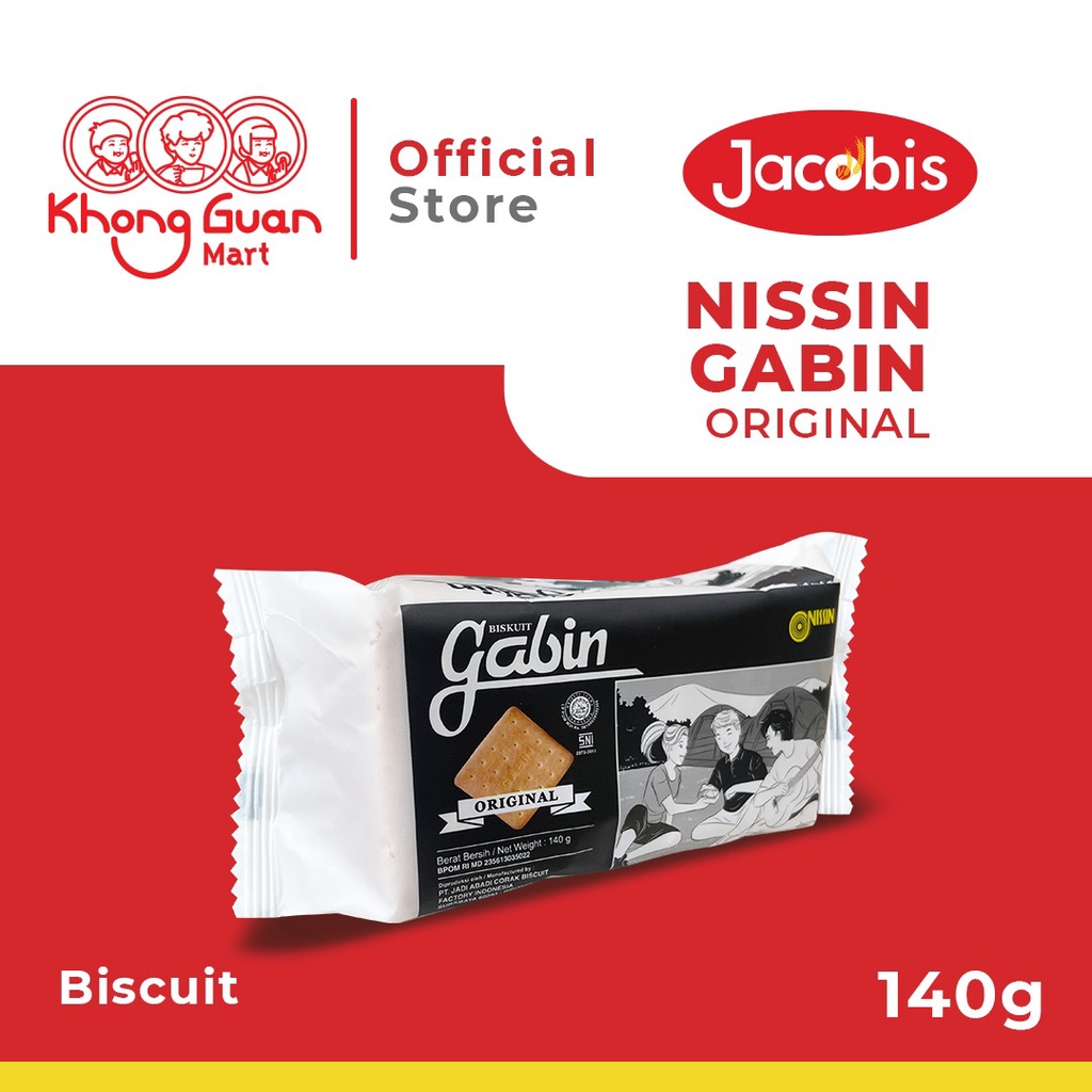 

NISSIN Gabin Biscuit Original Pack 140 Gram