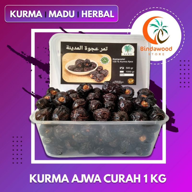 

Kurma Ajwa Medium/Curah 1kg