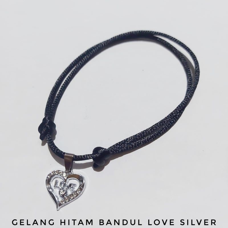 [COD] GELANG TALI HITAM BANDUL PRIA &amp; WANITA