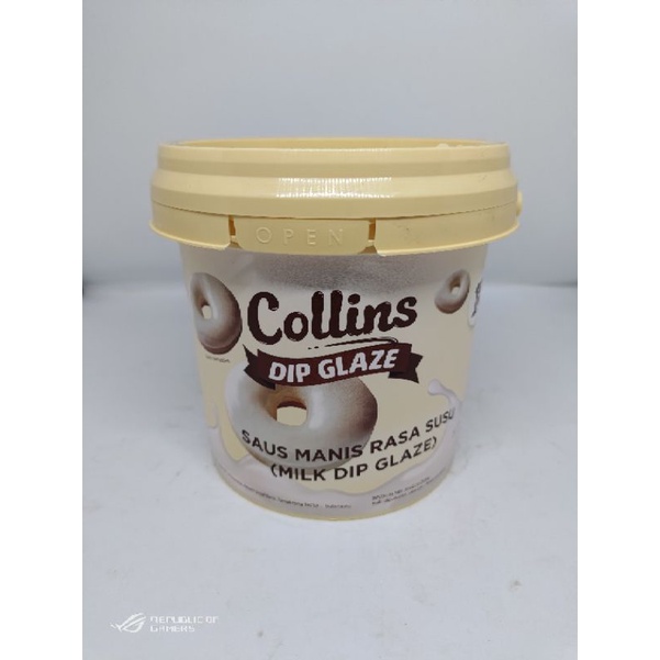

Collins Dip Glaze Saus Manis Rasa Susu 1kg