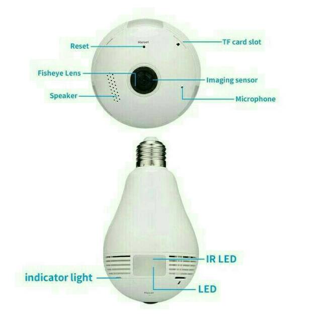 PROMO BOHLAM CCTV WIFI PANORAMA CAMERA 3MP