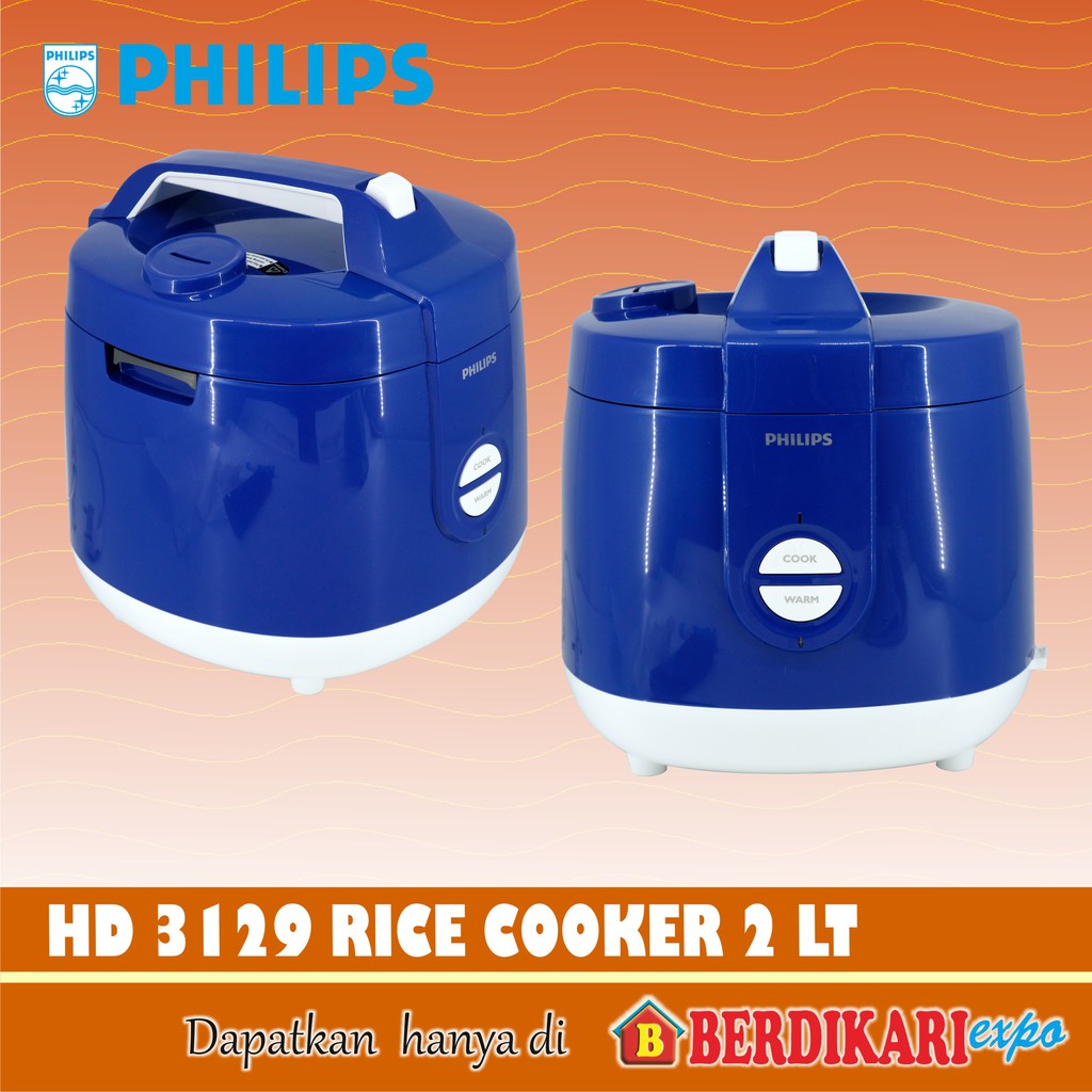 PHILIPS HD 3129 RICE COOKER 2 LT