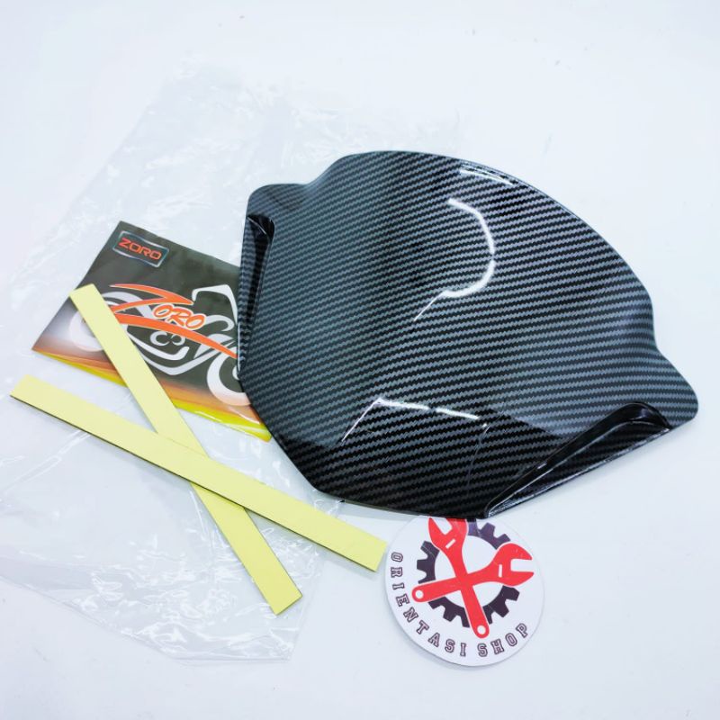 Visor BEAT Karbu Carbon kilat WINSIL BEAT OLD KARBURATOR cover winshield