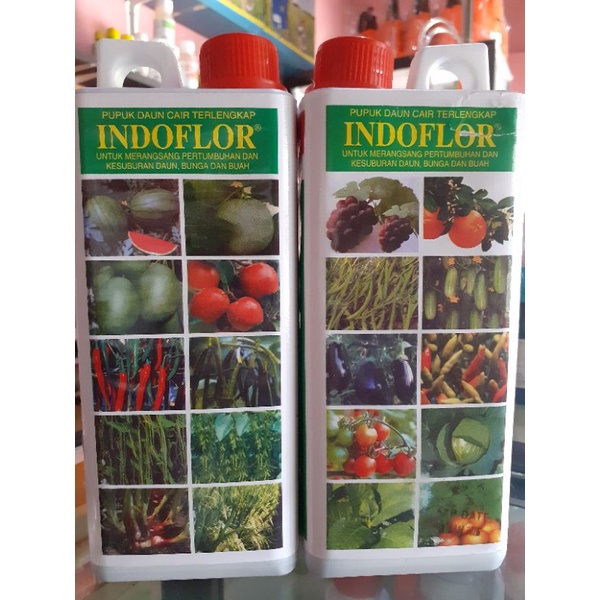INDOFLOR PUPUK DAUN CAIR TERLENGKAP PUPUK PERTUMBUHAN DAN KESUBURAN DAUN, BUNGA DAN BUAH