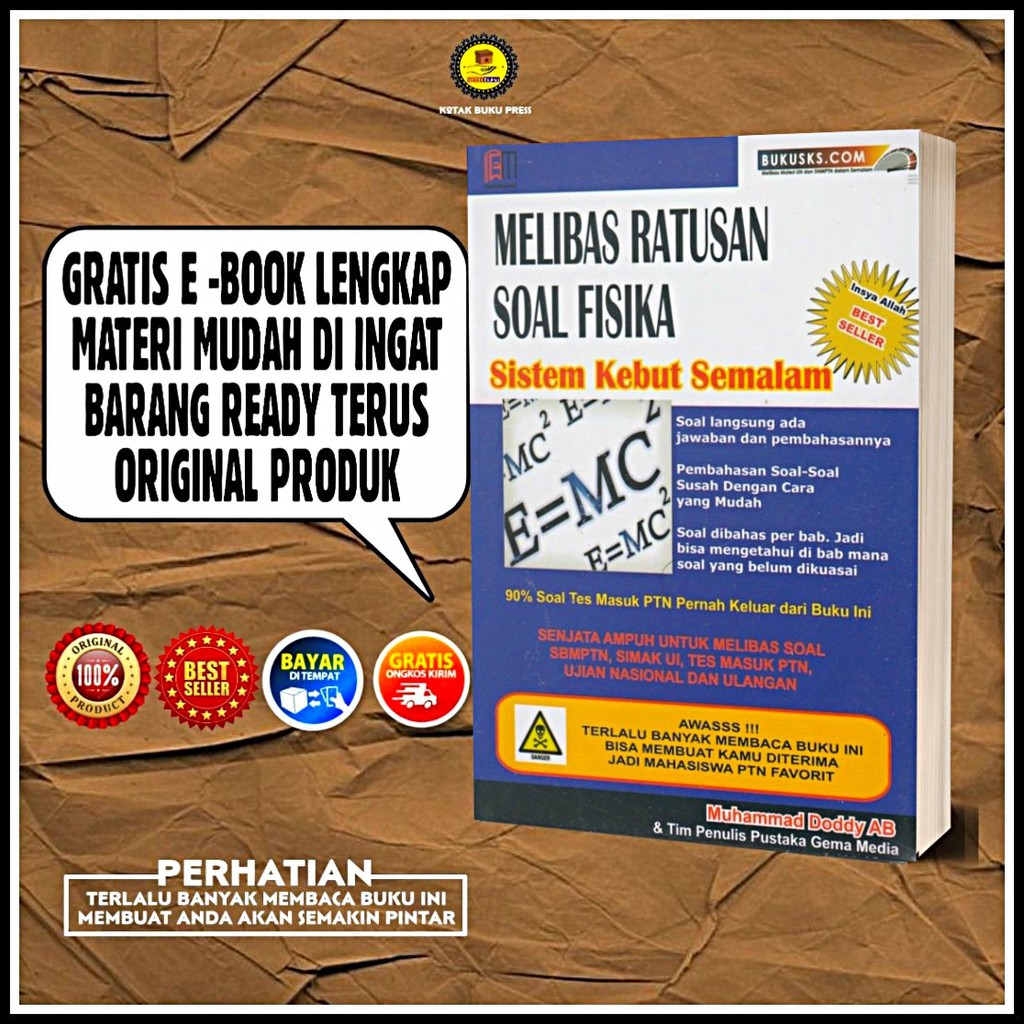BUKU SKS IPS / BUKU SKS IPA / MENGUASAI IPS / MENGUASAI IPA / SISTEM KEBUT SEMALAM / MELIBAS RATUSAN-FISIKA