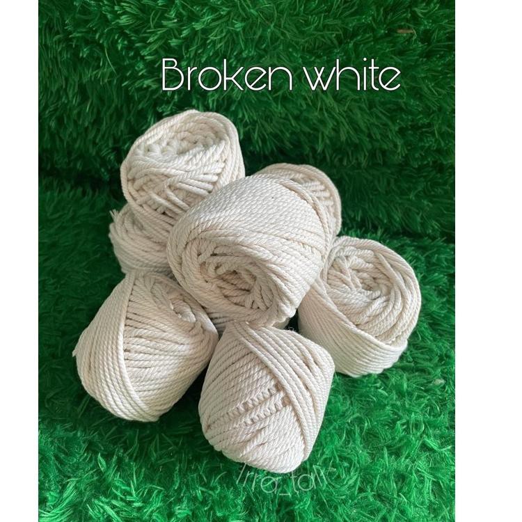 

2.2 SALE Tali katun beige/broken white 25mtr