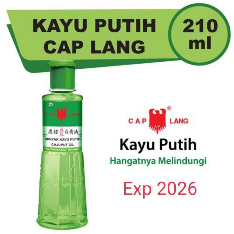 Minyak Kayu Putih Cap Lang/,30Ml, 60Ml, 120Ml, 210Ml