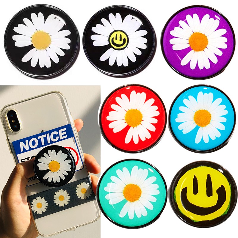 Gd Ins Same Bracket Airbag Motif Bunga Daisy Tersenyum Untuk Holder Handphone