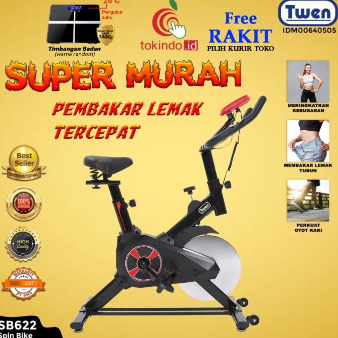 Twen Sb622 Spinning Bike Spin Bike Sepeda Statis Sepeda Kardio