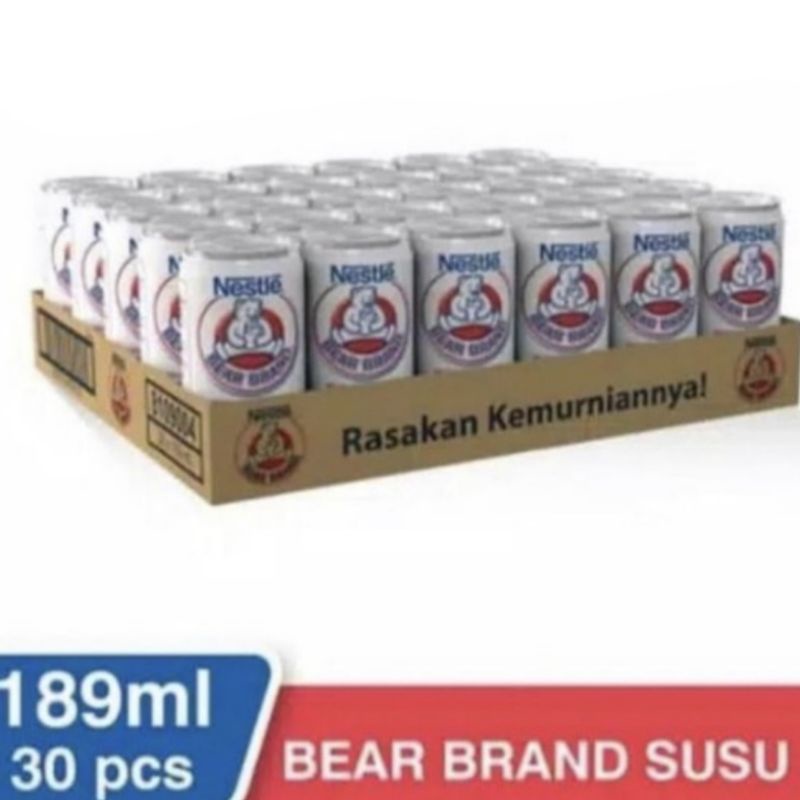 

susu beruang bear brand isi 30 kaleng gojek and grab only