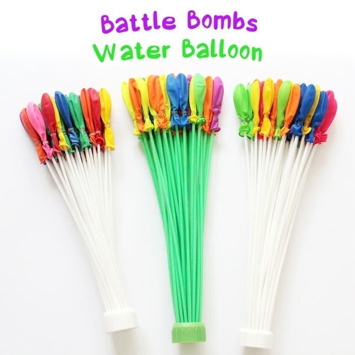 Mainan Perang Balon Games BATTLE BOMBS MAGIC WATER BALOON (ISI 37 Per Ikat)