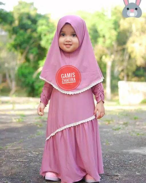 GAMIS ANAK ZHAFIRA USIA 2-7 TH PREMIUM