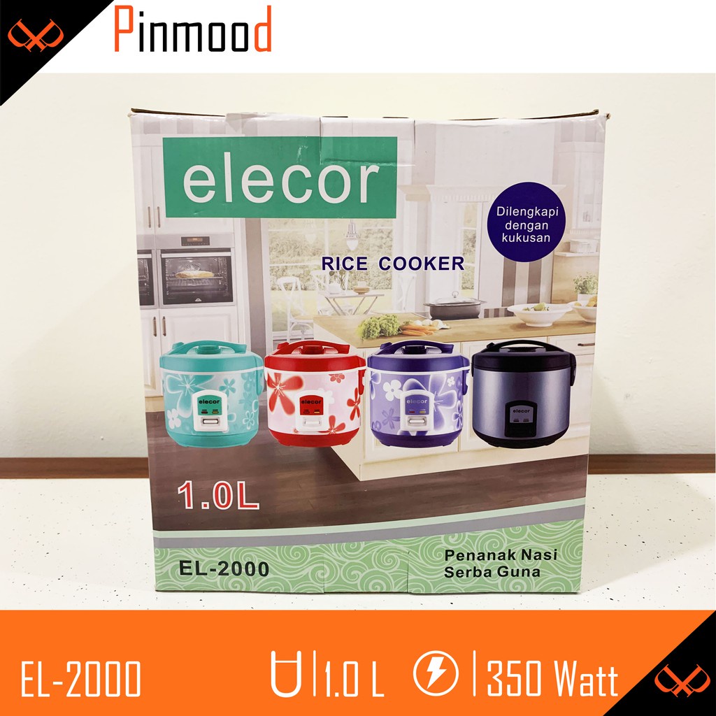ELECOR MAGIC COM / RICE COOKER EL-2000 [ 1 LITER ] MINI KECIL PENANAK NASi