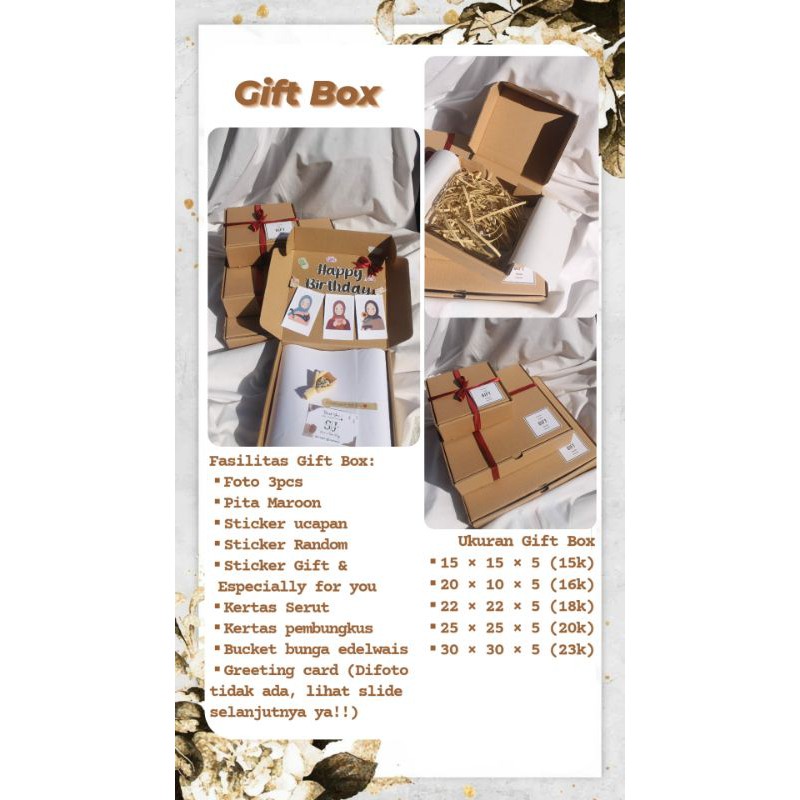 

GIFT BOX PADANG// KOTAK KADO//KADO//HADIAH