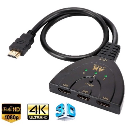 HDMI SWITCH 3 PORT (3 INPUT 1 OUTPUT) / HDMI SWITCHER