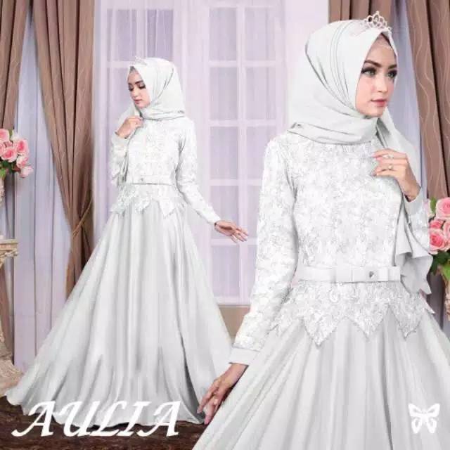 Aulia maxi Jersey premium kombinasi brokat