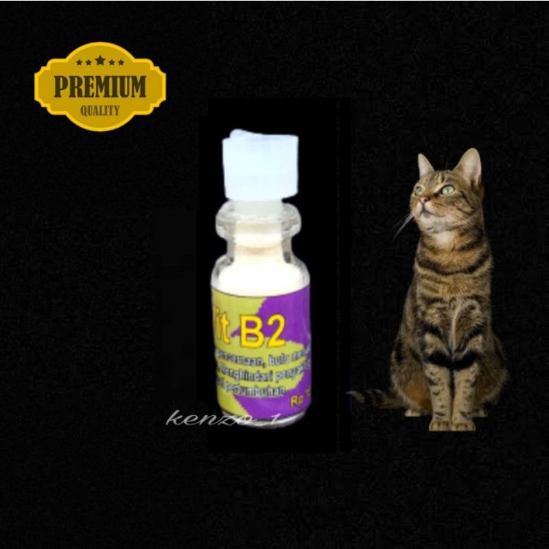 Vitamin Kucing Suplemen Bulu Rontok Nafsu Makan Menyusui Pemanjang Pelebat Bulu Kitten B2