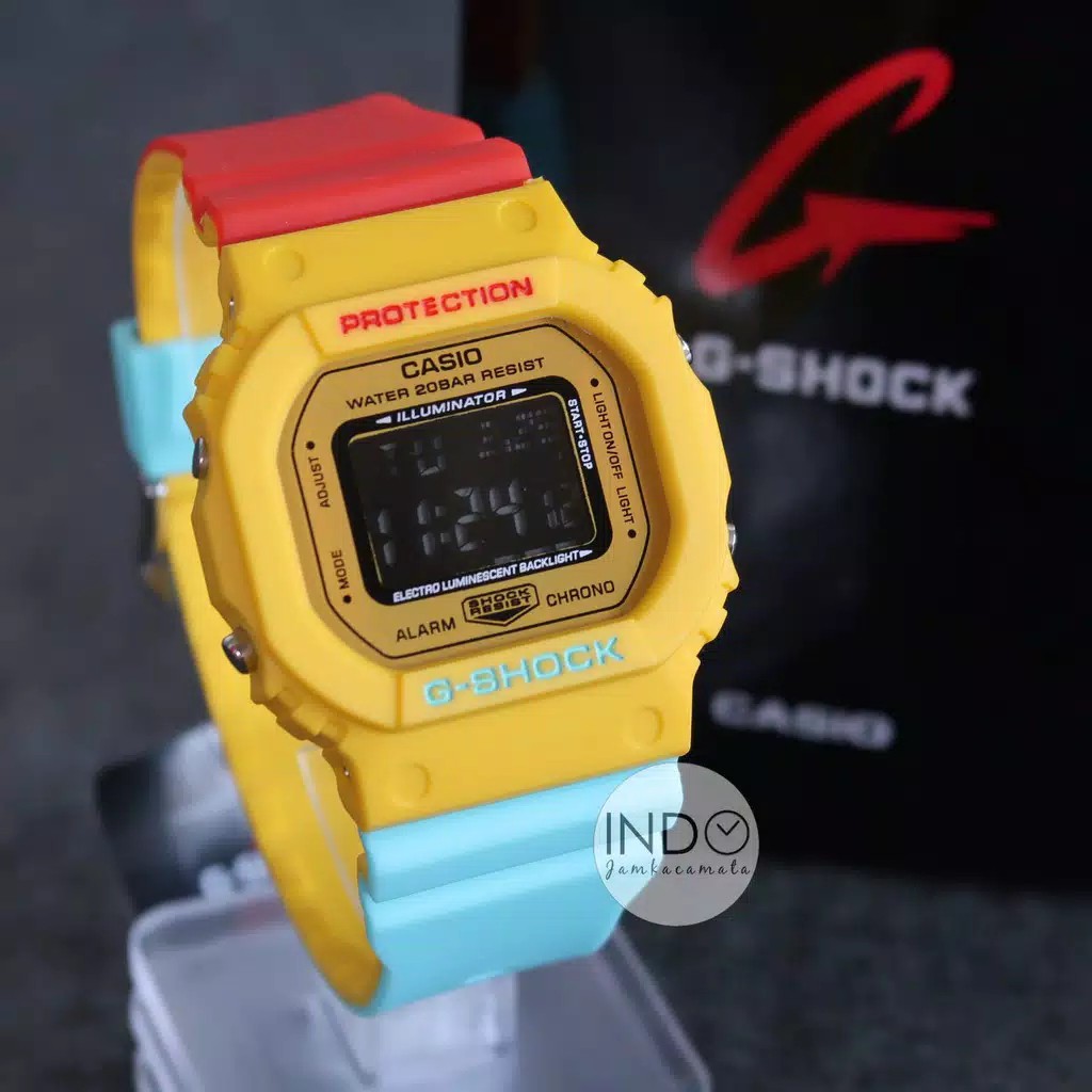 (COD) Jam Tangan Pria Wanita Unisex G-SHOCK CASIO GLS 5600 GS Digital Best Seller AntiI Air HITAM MERAH BIRU TOSCA UNGU TOSCA HIJAU KUNING