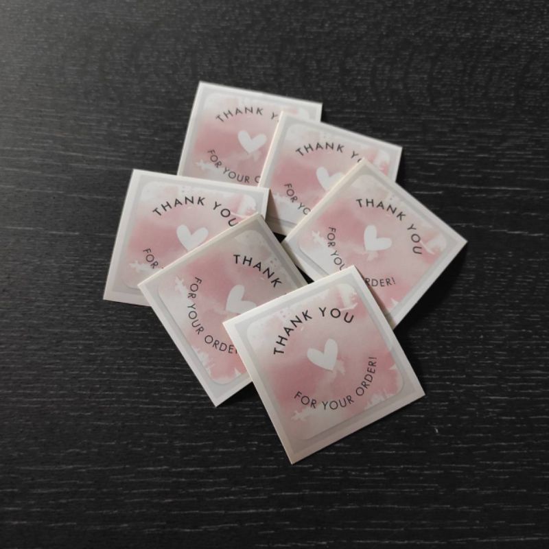 

Kertas Stiker Thank you untuk olshop 30pcs kertas label olshop