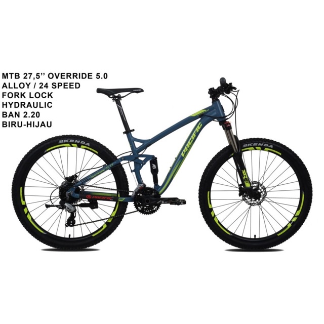 Sepeda Gunung Pacific Override 5.0 MTB 27,5 Inch