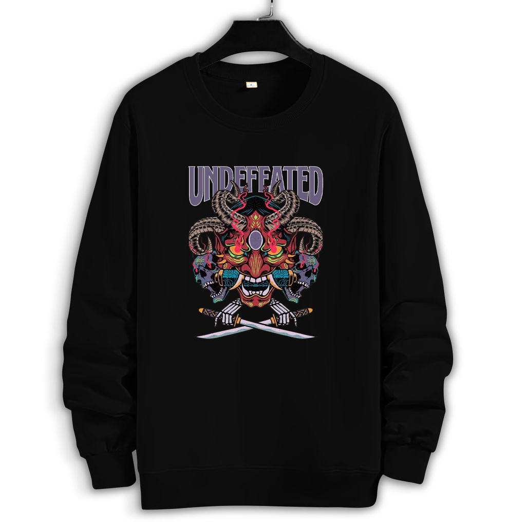 Baju sweater UNDEFEATED Pria Lengan panjang /Outerwear/Sweater pria/Fashion pria/Sweater Pria Basic Jumper