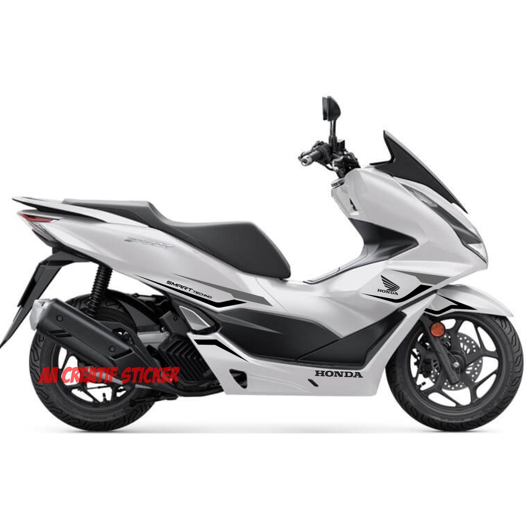 CUTTING STICKER pcx 160 2020 2021 2022 grey