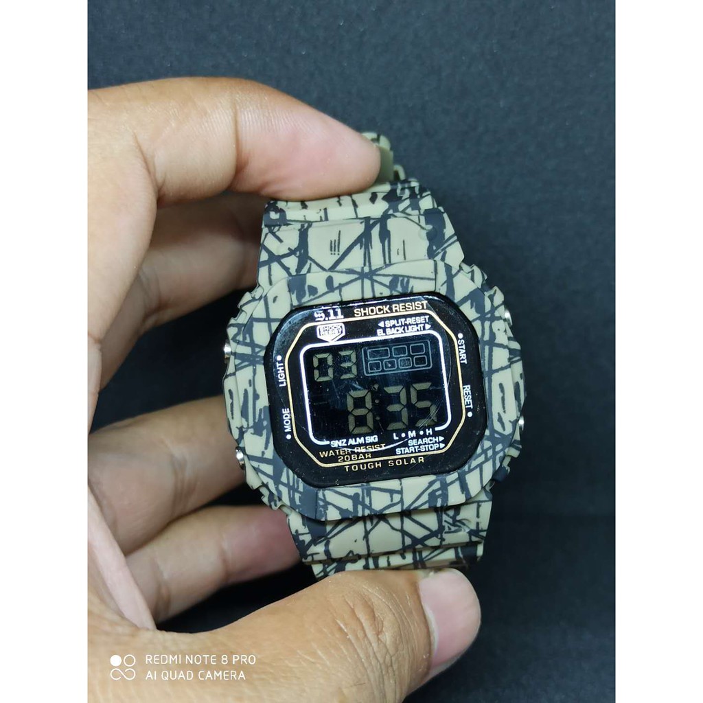 BISA COD !!! JAM TANGAN DIGITAL 511  ARMY GLS Anti air