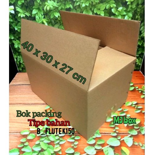 

kardus box uk, 40x30x27 cm... ST, single wall, karton packing serbaguna kualitas premium