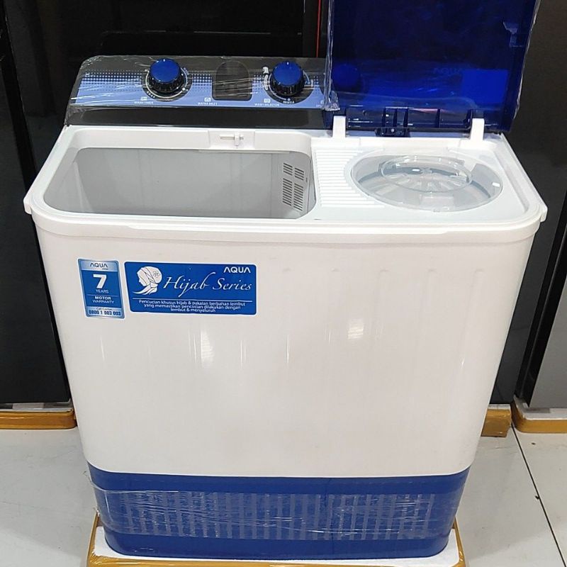 Mesin Cuci 2 Tabung 9KG Aqua Qw-980xt