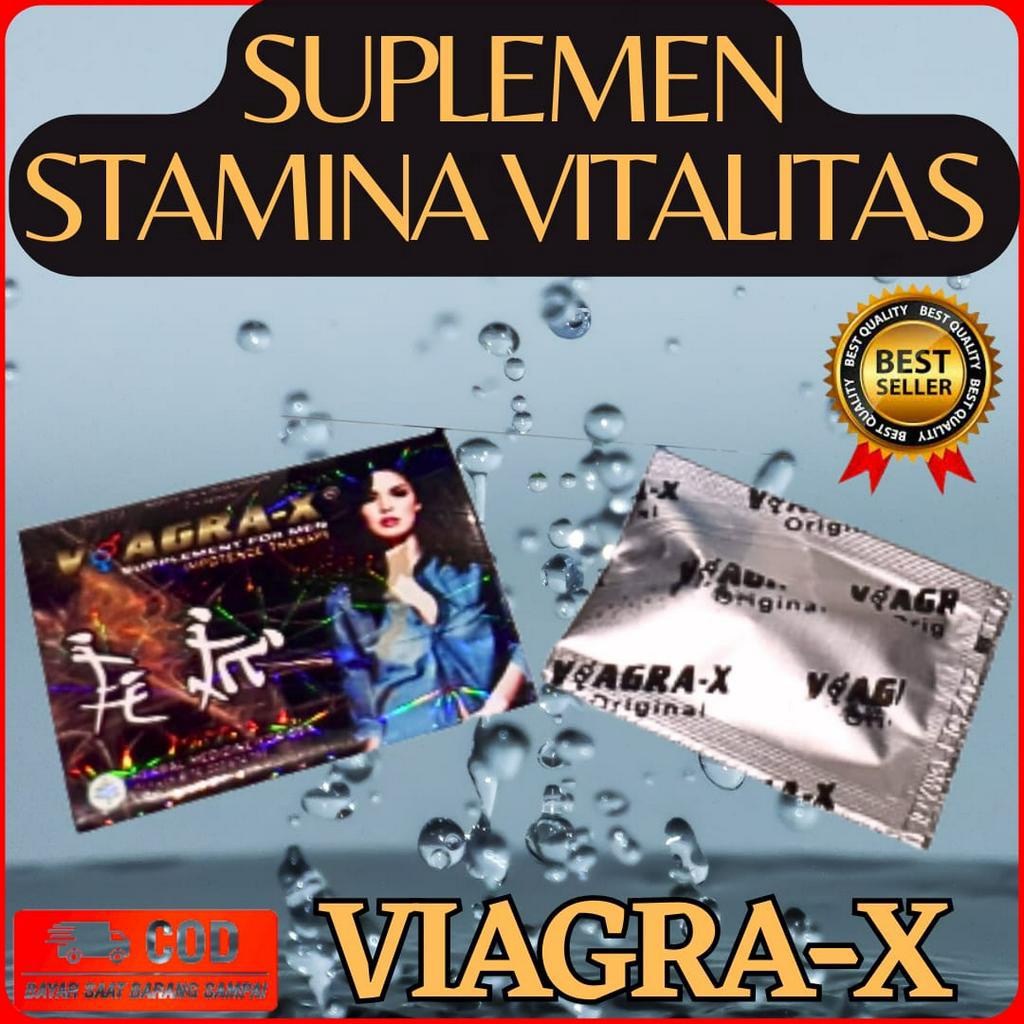 Viagra-X Original Herbal Kapsul Suplemen Penambah Stamina Dan Vitalitas Lebih Tahan Lama