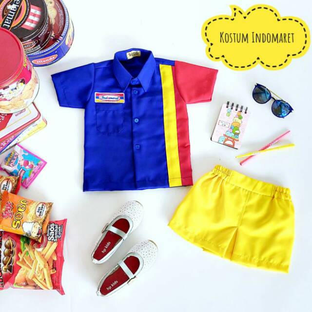Kostum Indomaret Anak anak