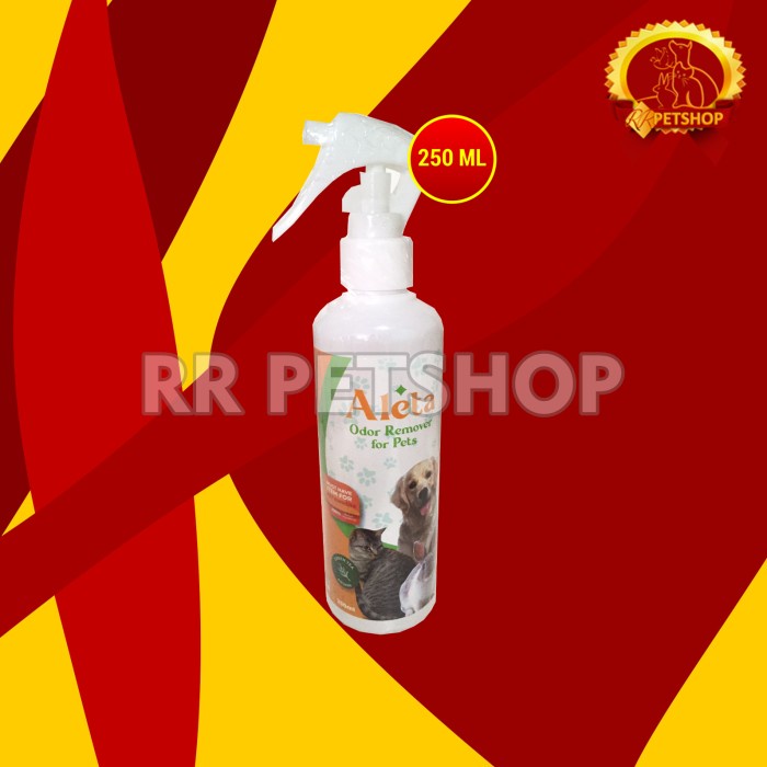 Aleta Pet Odor Remove Penghilang Bau Pipis Kandang Kucing Anjing 250ML