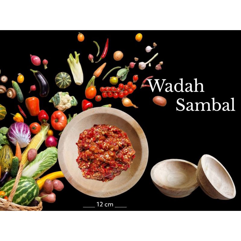 WADAH SAMBAL BAHAN KAYU