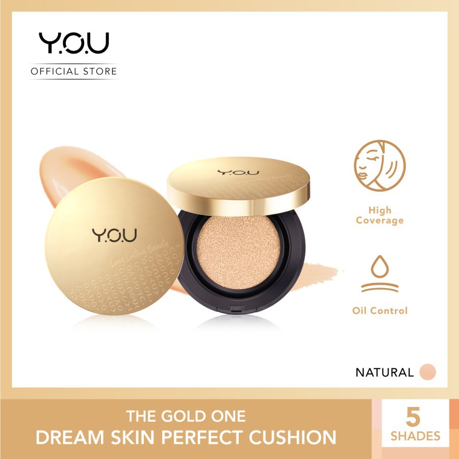 YOU The Gold One Dream Skin Perfect BB Cushion High Coverage / Oil Control