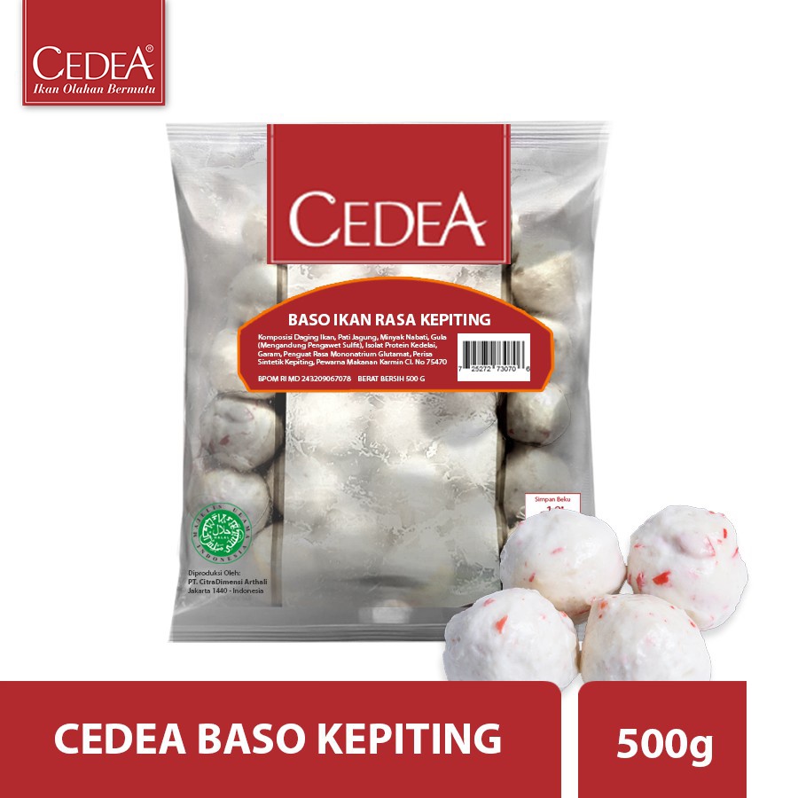 

CEDEA Baso Kepiting [500g]/Bakso Kepiting