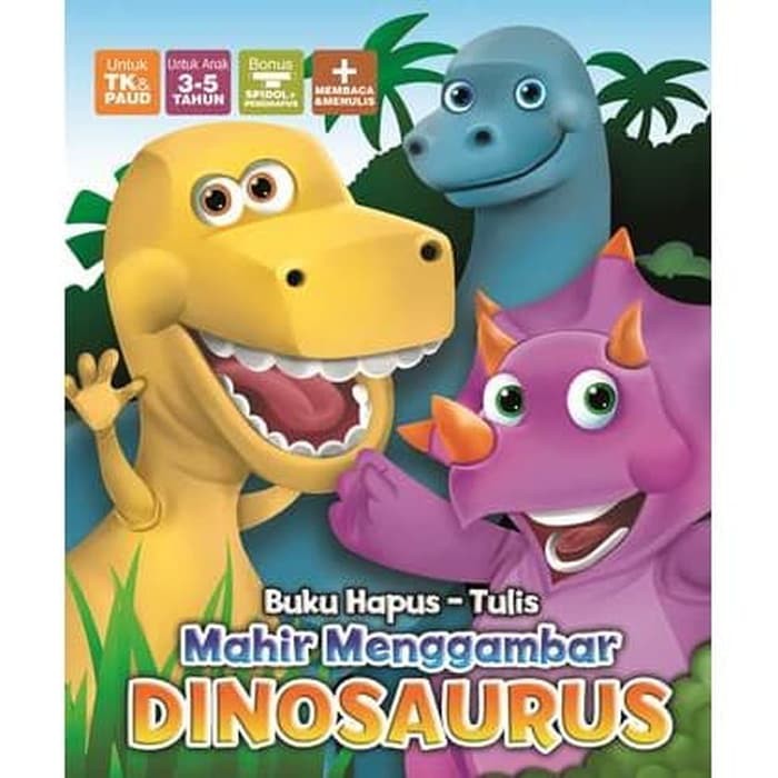 

Buku Hapus Tulis Mahir Menggambar Dinosaurus
