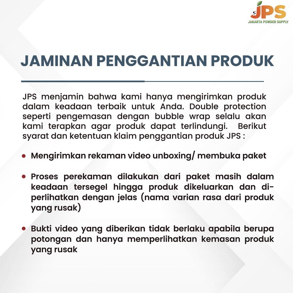 

POWDER DRINK JPS BUBUK MINUMAN RASA CREAMY CHOCOLATE PLAIN 1KG