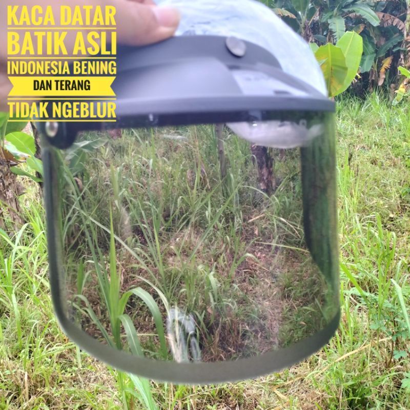 Kaca datar / flat  pnp helm bogo  cargloss semua jenis helm bogo