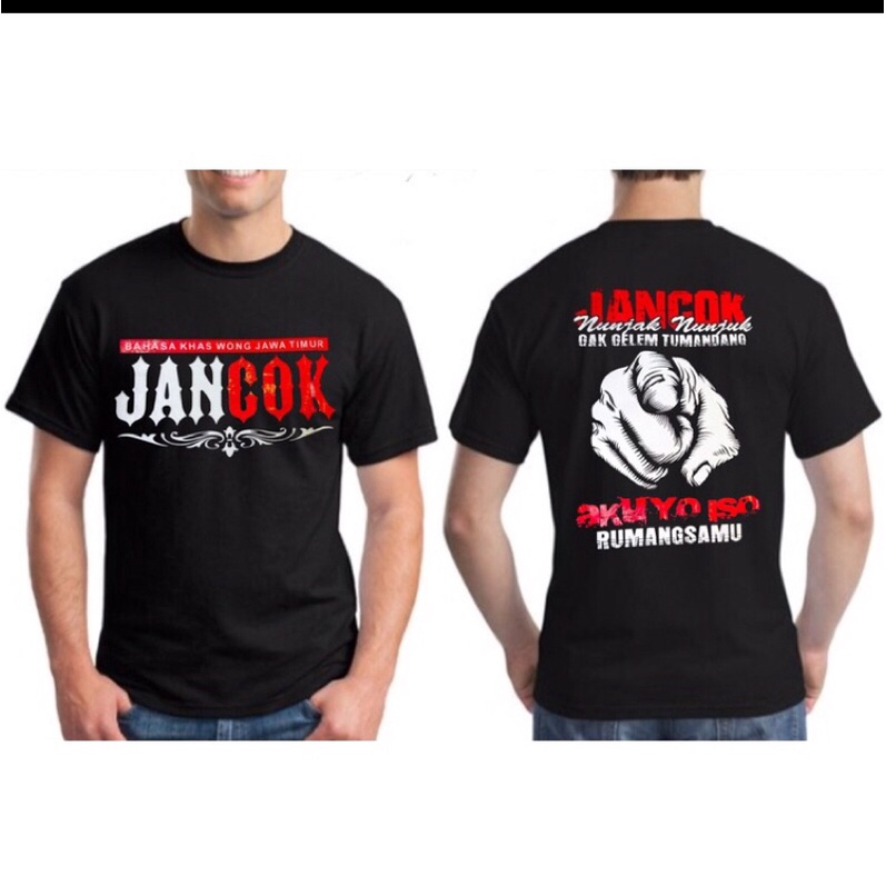 Kaos pria murah/Kaos Jancok/Kaos jawa timur/Kaos pria masa kini