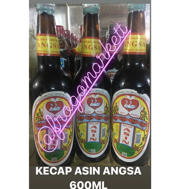 Kecap Manis / Asin Cap Hati Angsa 600ML