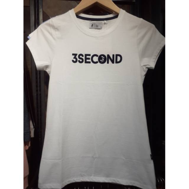 KAOS 3 SECOND WANITA PUTIH 1609