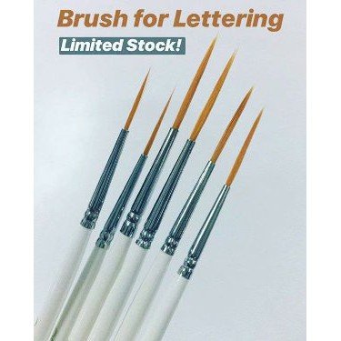 zhu thing artist brush for lettering set