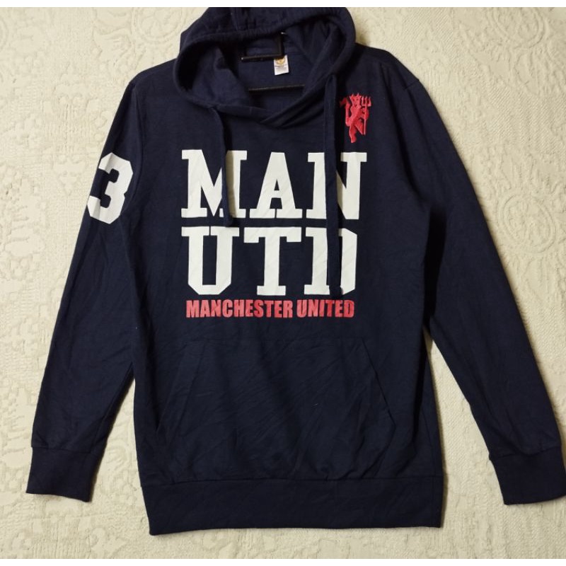 THRIFT SWEATER HOODIE BRAND OFFICIAL MERCHANDISE MANCHESTER UNITED ORIGINAL