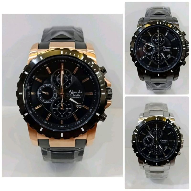 Jam Tangan Alexandre Christie AC 6141 Pria /AC6141 MC Original